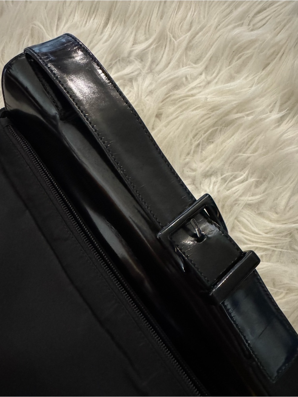 Prada tessuto spazzolato laptop bag - Picture 11 of 11